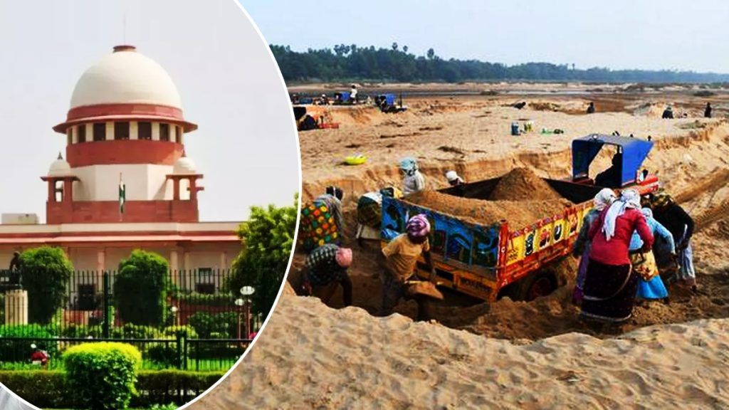 Ap govt vs supreme court on sand mining