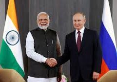 Narendra Modi and Vladimir Putin