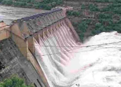 Srisailam's left bank hydro power station.