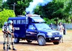 mob operation drill is to maintain law and order.