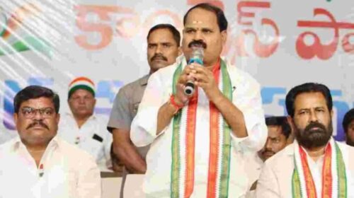 MLA Veerlapalli Shankar organized a press conference at the Shadnagar camp office in Rangareddy district.