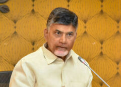 Chandrababu's grand entry in Kuppam.