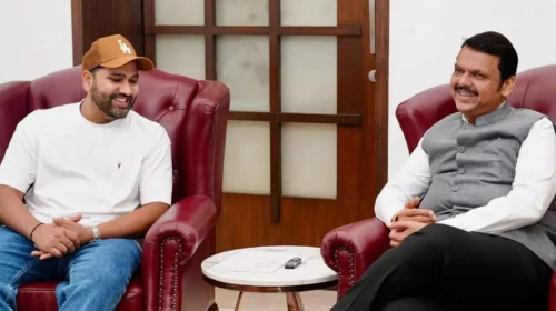 Rohit meets Fadnavis