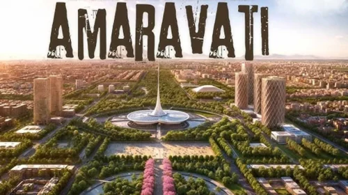 Amaravati, the capital of AP.