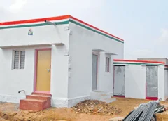 Foundation stone laid for Indiramma Griha in wards 3,4,19,20,21 in Shadnagar Municipality