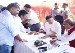 Minister Sridhar Babu inspects the work of Skill University