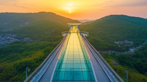 Glass bridge in Vizag