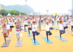 Yoga event with 5 lakh people.
