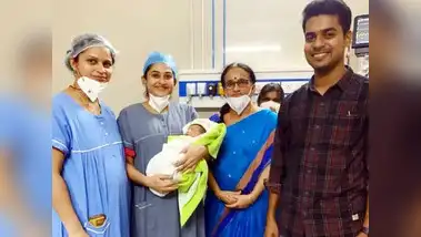 District Collector's wife gives birth in government hospital