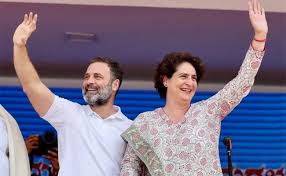Rahul Gandhi and Priyanka