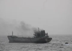 Indian Navy Rescues 14 Crew from Burning Oil Tanker in Gulf of Oman