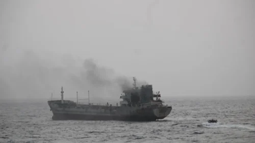 Indian Navy Rescues 14 Crew from Burning Oil Tanker in Gulf of Oman