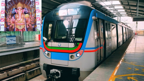 Hyderabad Metro Extends Services for Ganesh Utsav