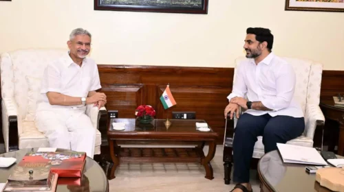 Minister Lokesh Asks for Central Support for Training AP Youth for Foreign Jobs and for Data City