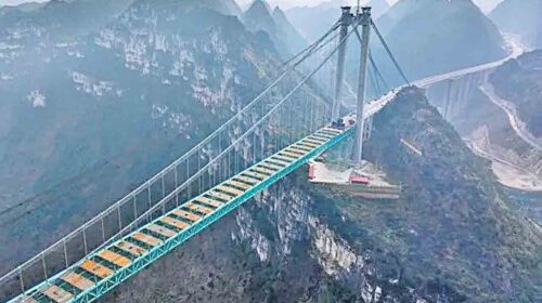 China Unveils World's Highest Bridge: Cutting a 2-Hour Journey to Just 2 Minutes.