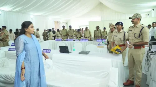 Home Minister Vangalapudi Anitha Inspects Security Arrangements for 'Super Six-Super Hit' Victory Rally in Anantapuram