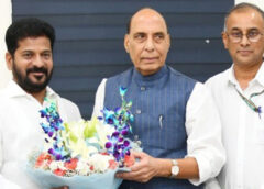 Telangana CM Revanth Reddy's Delhi Visit: Key Meeting with Defense Minister Rajnath Singh on Transfer of Defense Lands