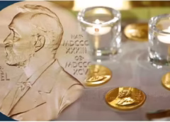 John Clarke, Michel Devoret, and John Martinis awarded the Nobel Prize for demonstrating 'Quantum Tunnelling' in a macroscopic electric circuit.